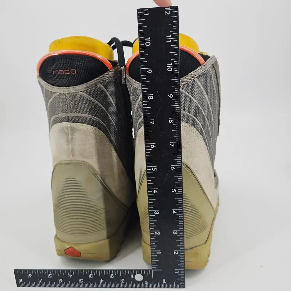 Burton Moto Gray Snowboard Boots Men's Size US 9 / EU 42